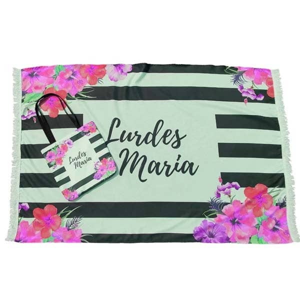 Canga e Bolsa de Praia Personalizada