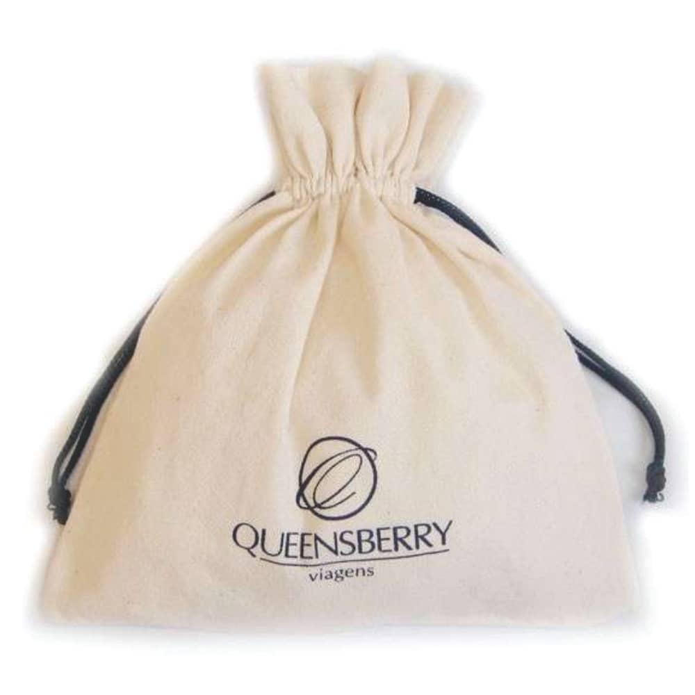 100 Sacos Algodão Crú Personalizados C/logo Bordado