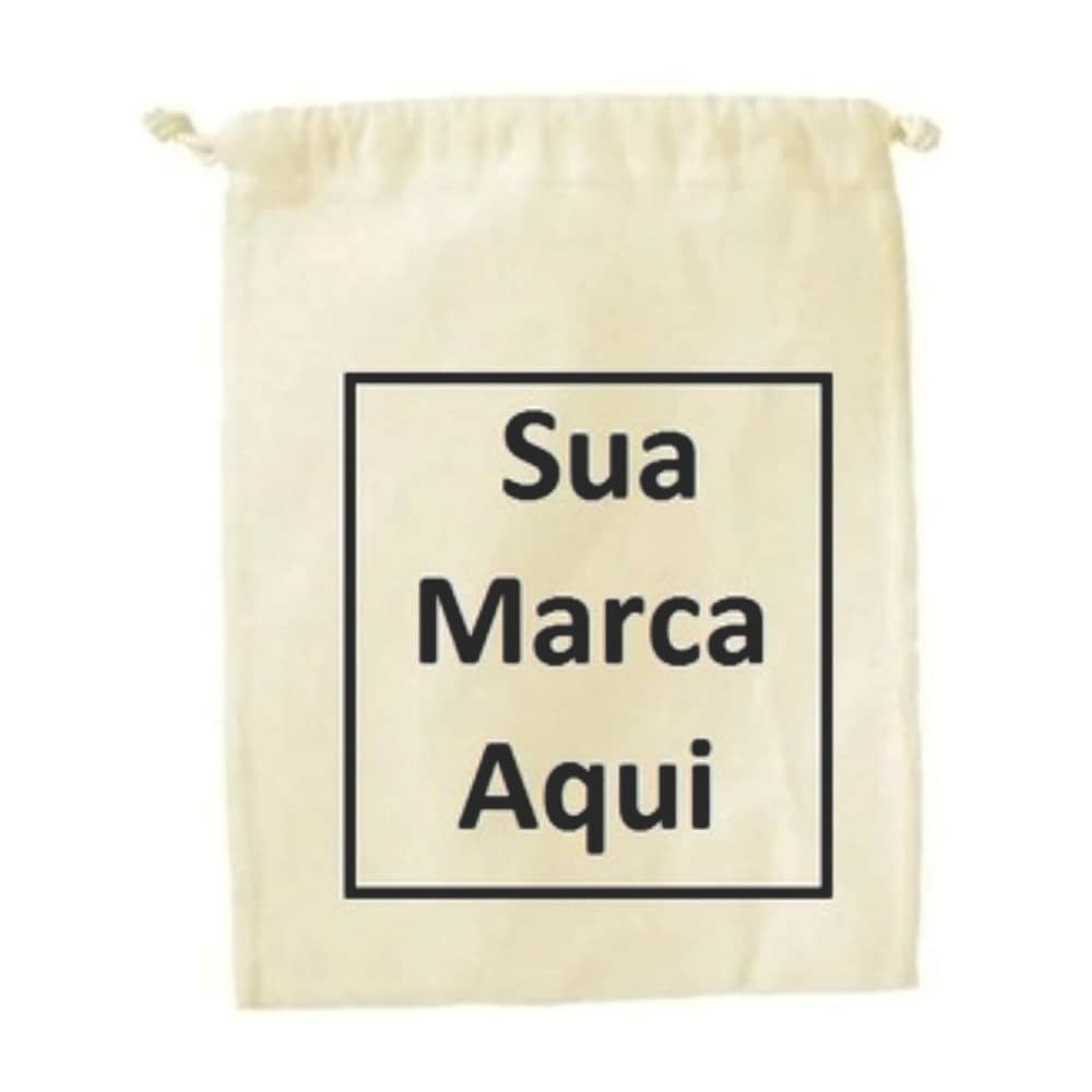 100 Saquinhos De Algodão Cru Personalizados
