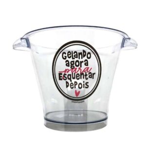Balde de Gelo Acrilico para Personalizar