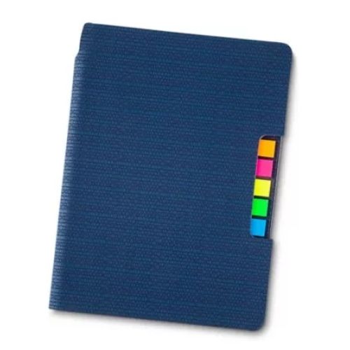 Caderno de anotações personalizado com post it