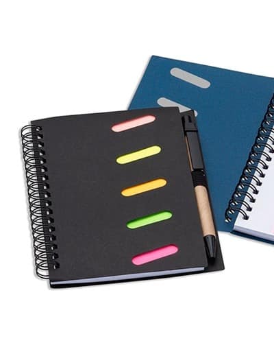 Cadernos de anotações promocionais