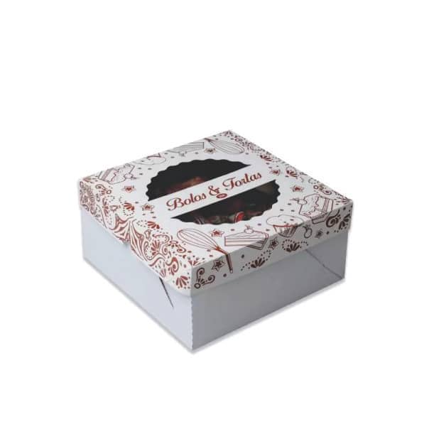 Caixa de Papel Torta Personalizado
