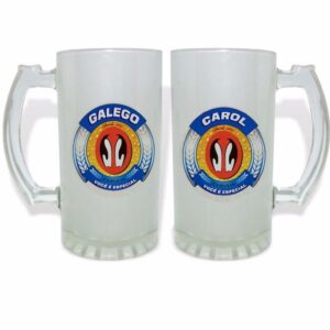 Caneca de chopp personalizada vidro