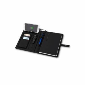 Capa para Caderno com Powerbank para Brindes