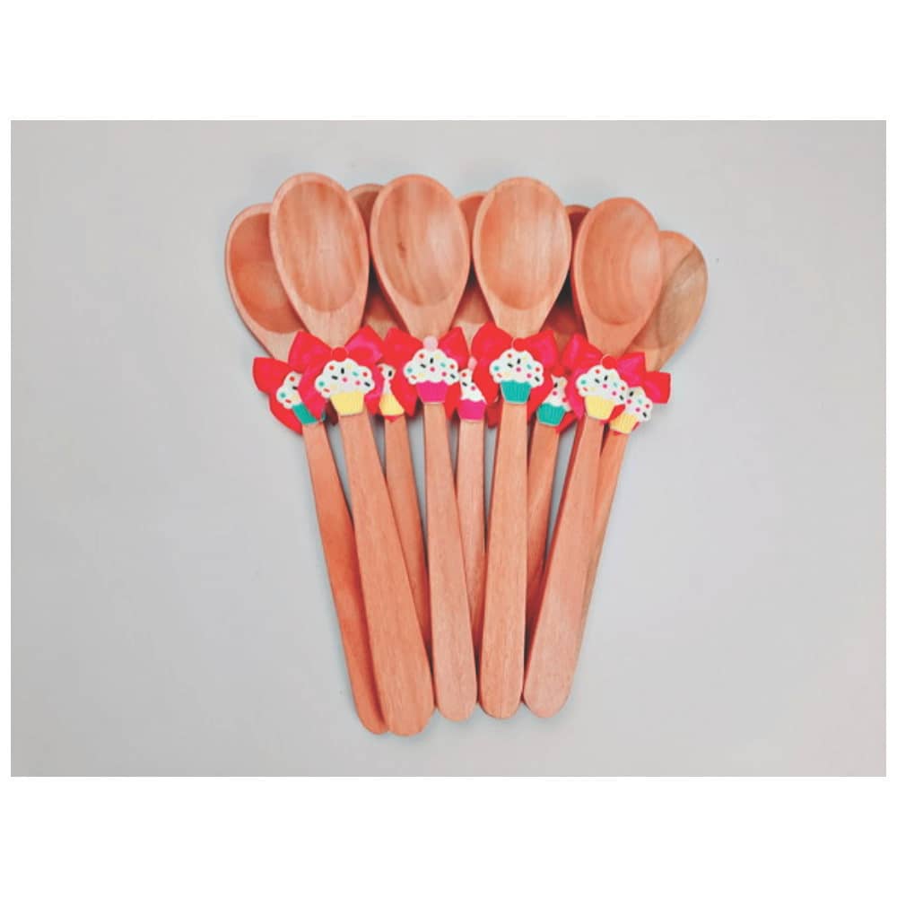 Colher de pau Lembrancinha CupCake Chá de Panela