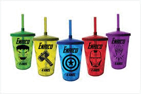 Copo Twister com Tampa Personalizado