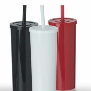 Copo long drink com tampa personalizado