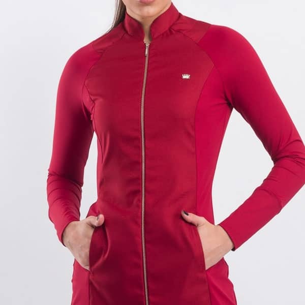 Jaleco Feminino Veneto – Bordô