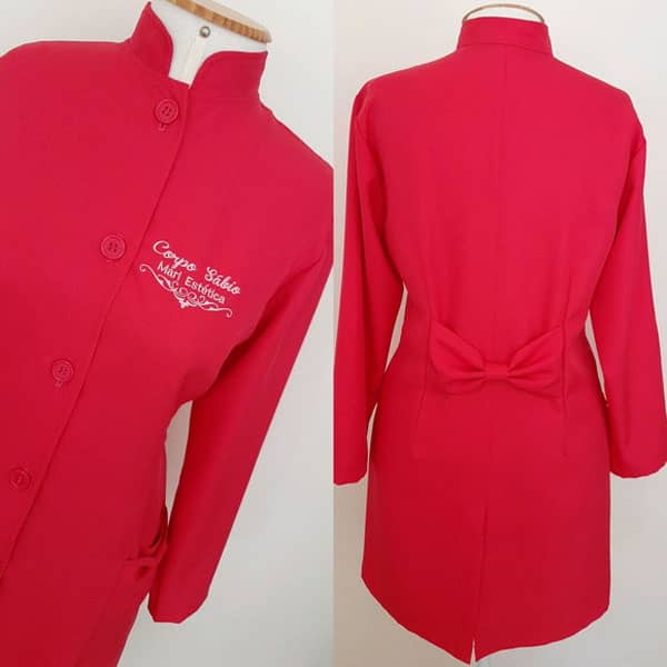 Jaleco Laço em Gabardine