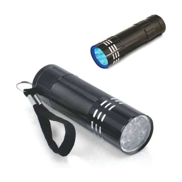 Lanterna 9 Led Modo UV Luz Negra Longa Personalizada