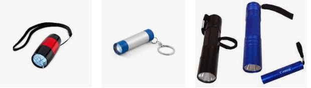 Lanterna led alumínio para brindes