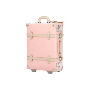 Mala de Couro Rosa Personalizada