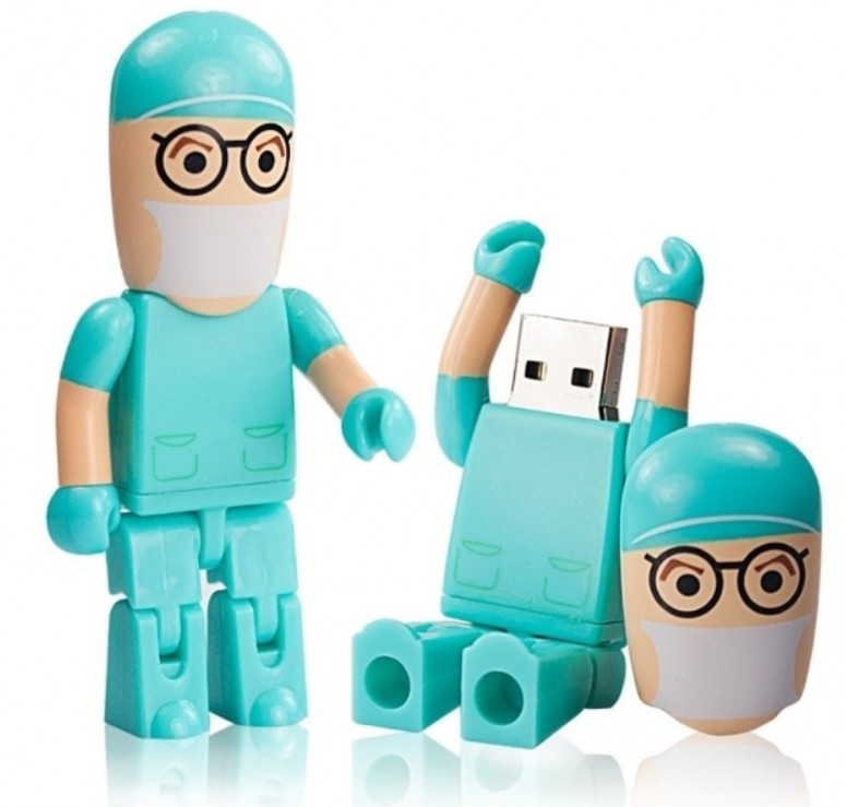 Pen drive 4gb personalizado médico
