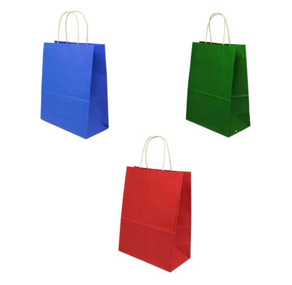 Sacolas de papel Personalizadas 22x30x12