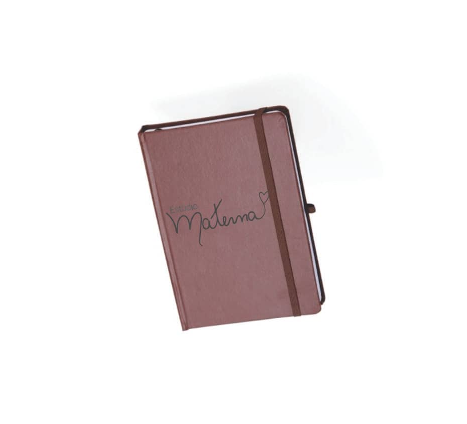 Caderneta tipo moleskine