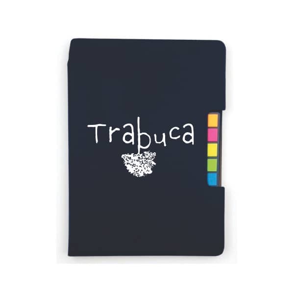 Caderno de anotações personalizado com post it